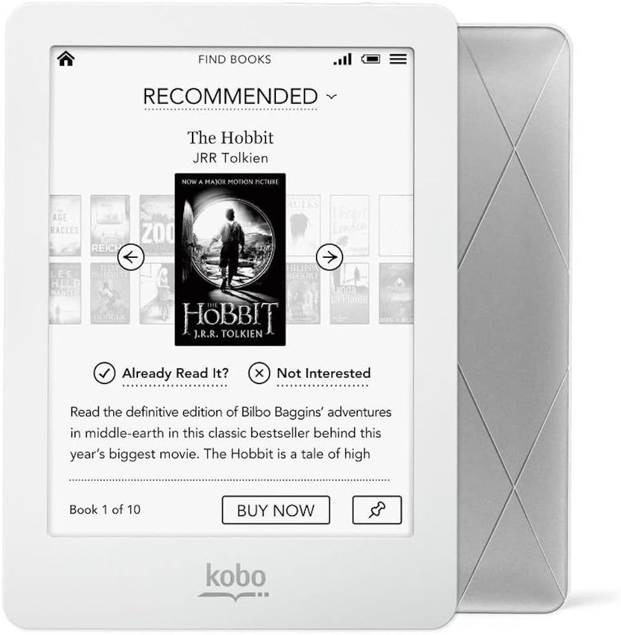 Kobo-Glo E-Reader Wi-Fi - 6" Inch - Wit (In doos) Tweedehands