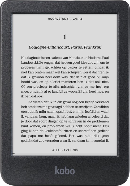 Kobo-Kobo Clara BW - E-Reader - 6 inch - 16GB - Zwart (Nieuw)