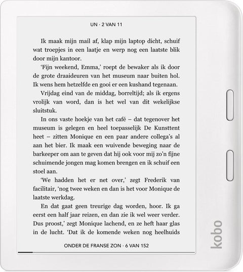 Kobo-Kobo Libra 2 - E-Reader - 7 inch - 32GB - Wit (In doos) Tweedehands