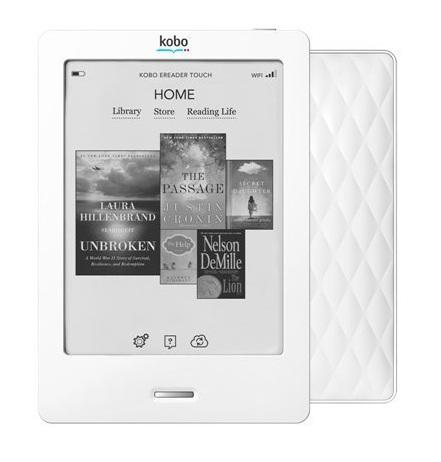 Kobo-Touch eReader 6" - Wi-Fi - Wit (In doos) Tweedehands