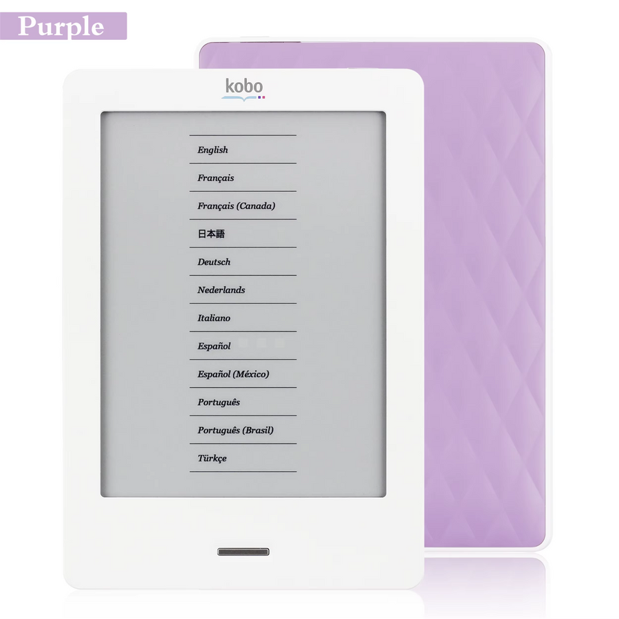 Kobo-Touch eReader 6" - Wi-Fi - Wit/Paars Tweedehands