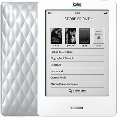 Kobo-Touch eReader 6" - Wi-Fi - Zilver (Nieuw)