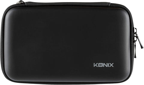 Konix case voor Nintendo Switch zwart, gesloten harde hoes met Konix-logo, tweedehands