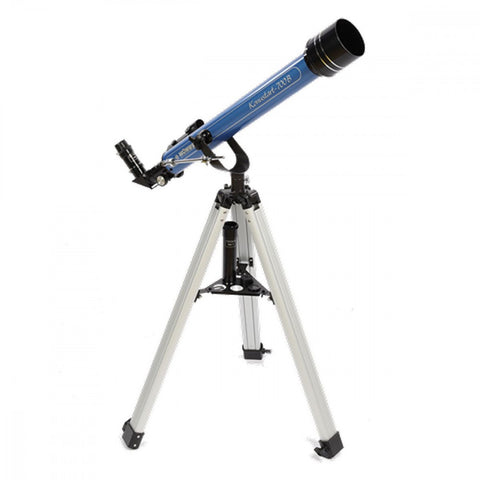Konus Konustart 700B refractortelescoop 60 mm op statief, blauw, vooraanzicht