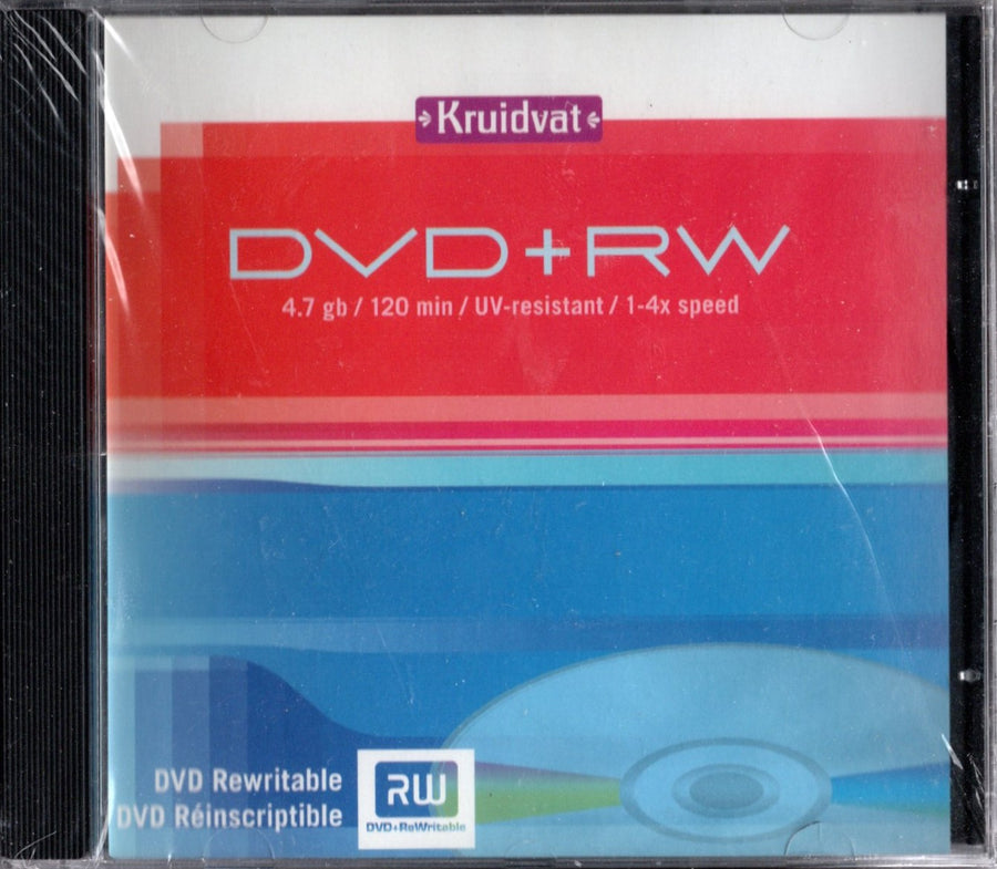 Kruidvat-5x DVD+RW - 4.7 GB / 120 min / 1-4x Speed (Nieuw)