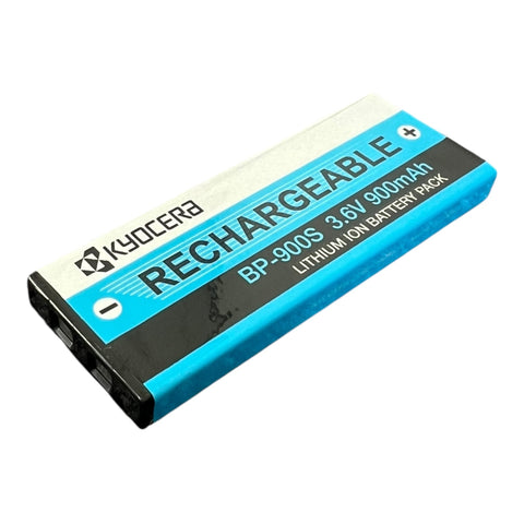 Kyocera BP-900S lithium-ion accu 3,6 V 900 mAh, blauw-wit etiket
