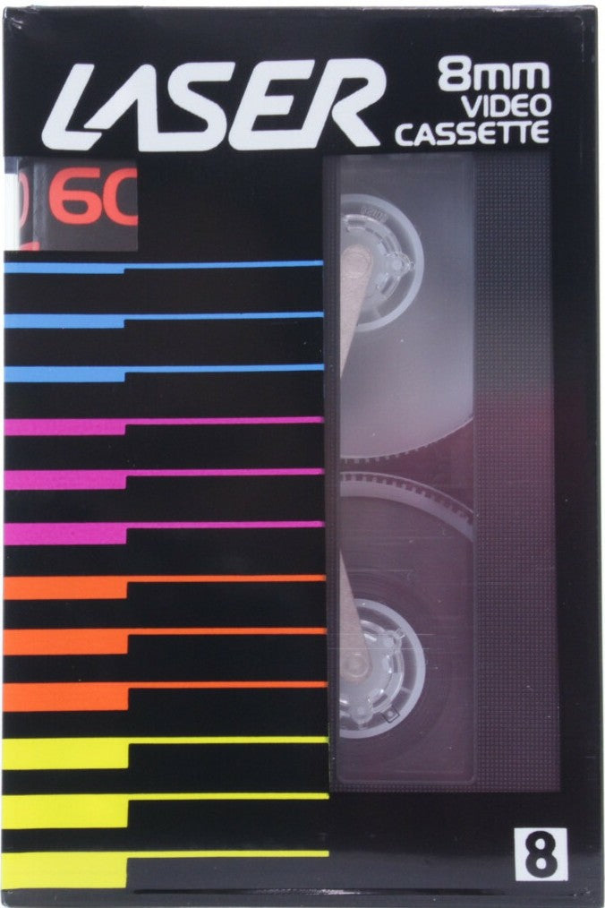 Laser-8mm Video Cassette 60 Minuten voor Video8 Camcorder (Nieuw)