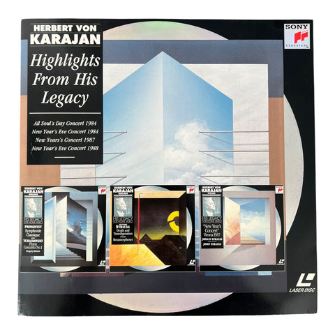 Laser Disc-Herbert von Karajan Highlights From His Legacy 30 cm PAL Stereo Tweedehands