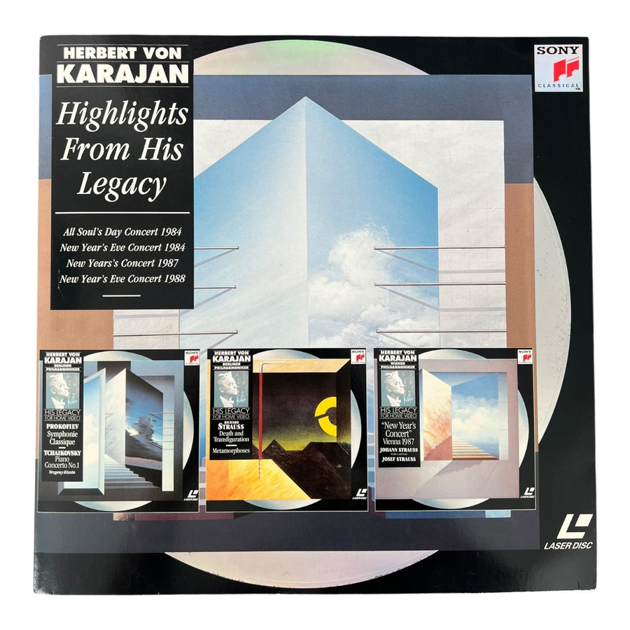 Laser Disc-Herbert von Karajan Highlights From His Legacy 30 cm PAL Stereo Tweedehands