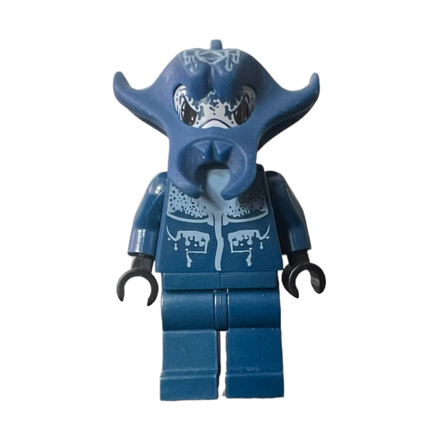 LEGO Atlantis Manta Warrior minifiguur, blauw, tweedehands