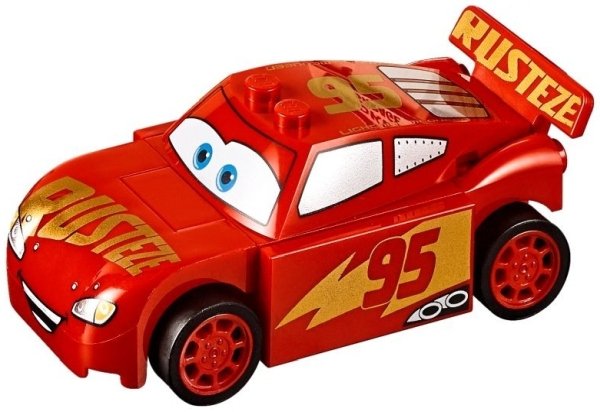LEGO-Cars Lightning McQueen Autotje (CRS011) uit Set 10743 Tweedehands