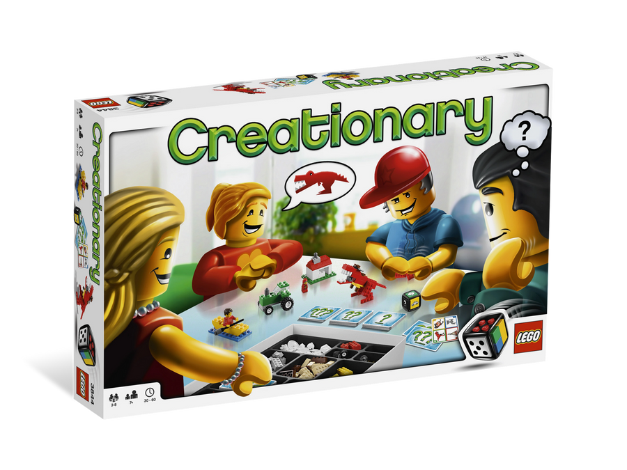 LEGO-Creationary Bordspel - 3844 (In doos) Tweedehands