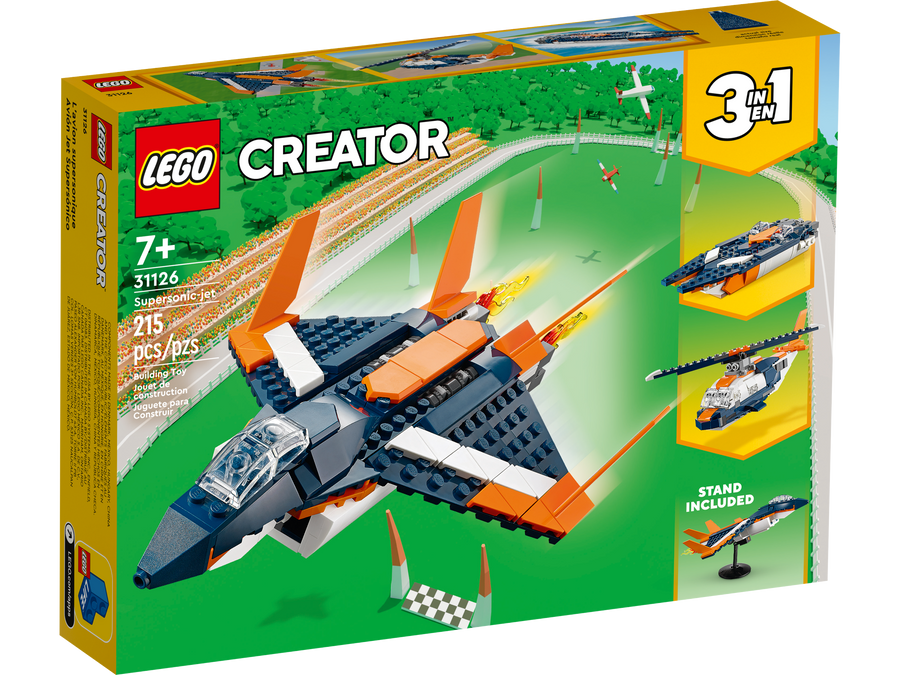 LEGO-Creator 3-in-1 Supersonic Jet - 31126 (Nieuw)
