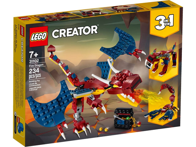 LEGO Creator Vuurdraak 31102, doos voorkant