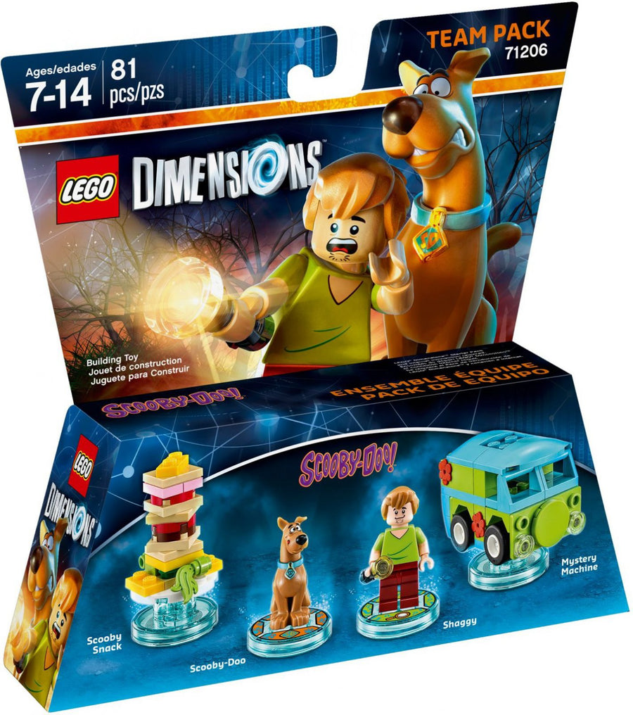 LEGO Dimensions-71206 Team Pack (Shaggy + Mystery Machine, Scooby-Doo + Scooby Snack) (In doos)-tweedehands