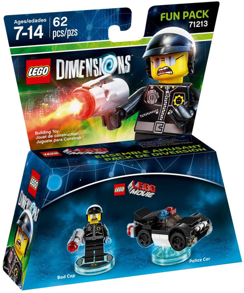 LEGO Dimensions Fun Pack 71213 Bad Cop met Police Car, verpakking voorkant