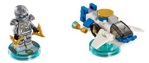 LEGO Dimensions 71217 Fun Pack Ninjago, Zane en NinjaCopter op toy tags, tweedehands