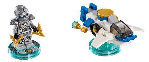 LEGO Dimensions 71217 Fun Pack Ninjago, Zane en NinjaCopter op toy tags, tweedehands