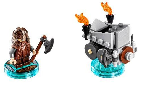 LEGO Dimensions-71220 Fun Pack (Gimli + Axe Chariot) Tweedehands