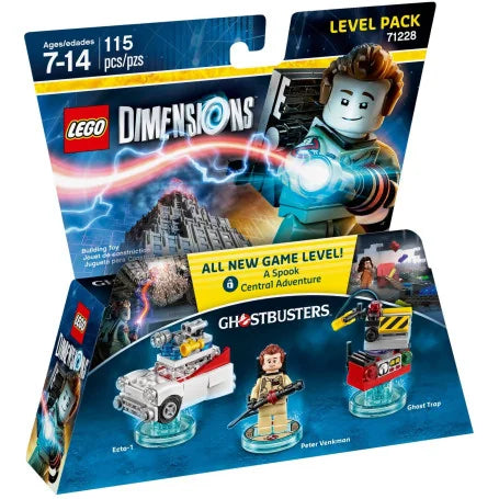 LEGO Dimensions-71228 Level Pack (Peter Venkman + Ecto-1 + Ghost Trap) (Nieuw)