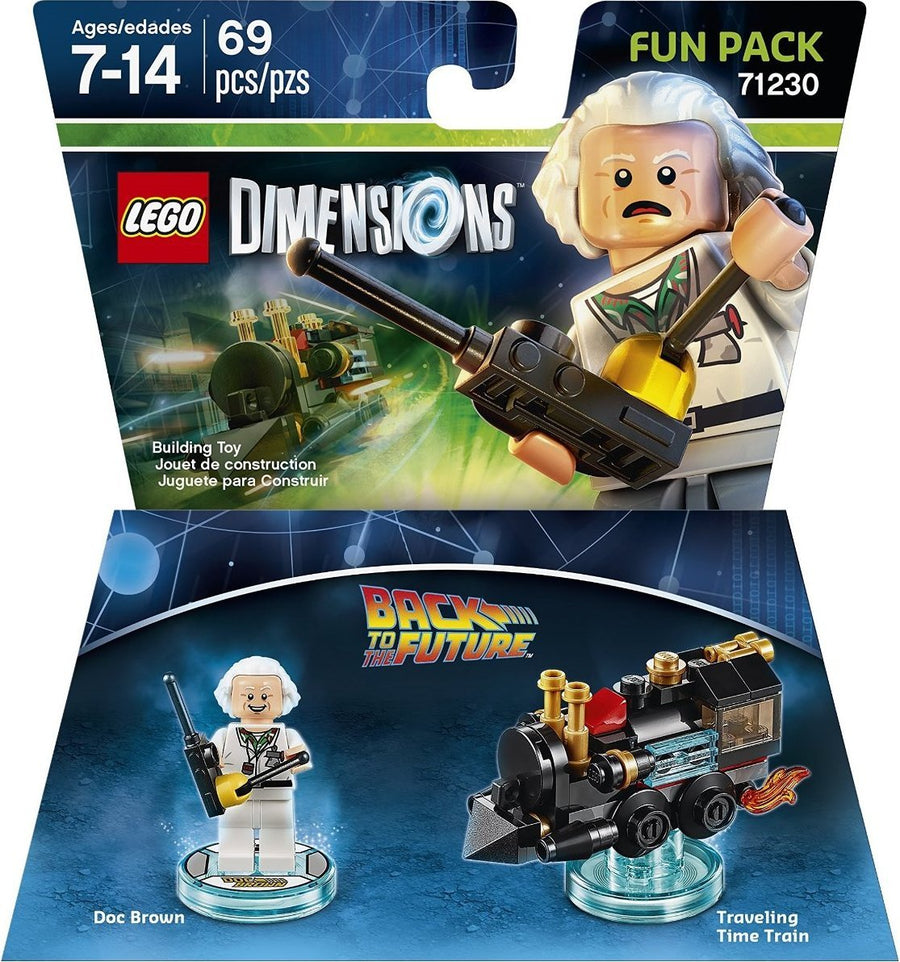 LEGO Dimensions 71230 Fun Pack (Doc Brown + Travelling Time Train) (Nieuw)