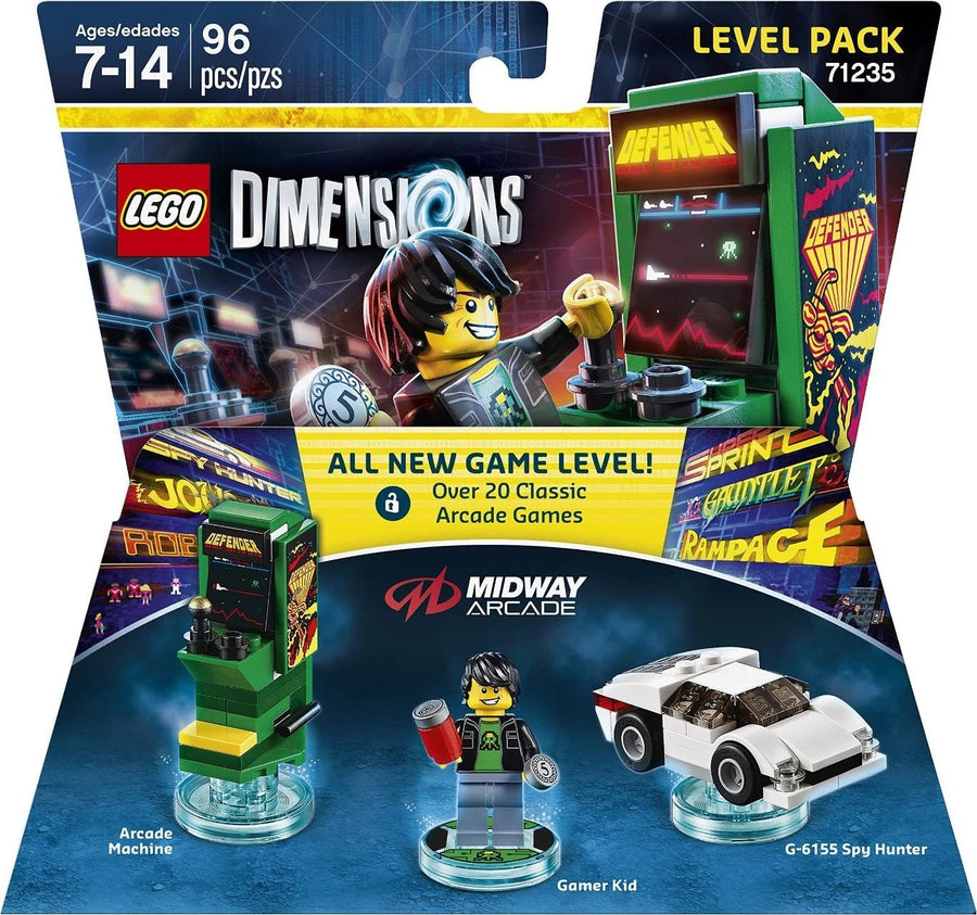LEGO Dimensions 71235 Level Pack (Gamer Kid + G - 6155 Spy Hunter + Arcade Machine) (Nieuw)