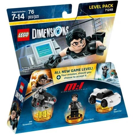 LEGO Dimensions 71248 Level Pack (Ethan Hunt + IMF Sports Car + IMF Scrambler) (Nieuw)
