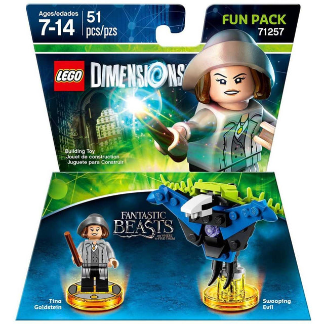 LEGO Dimensions 71257 Fun Pack Tina Goldstein en Swooping Evil, verpakking voorkant