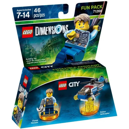 LEGO Dimensions-71266 Fun Pack (Chase McCain + Police Helicopter) (In doos)-tweedehands