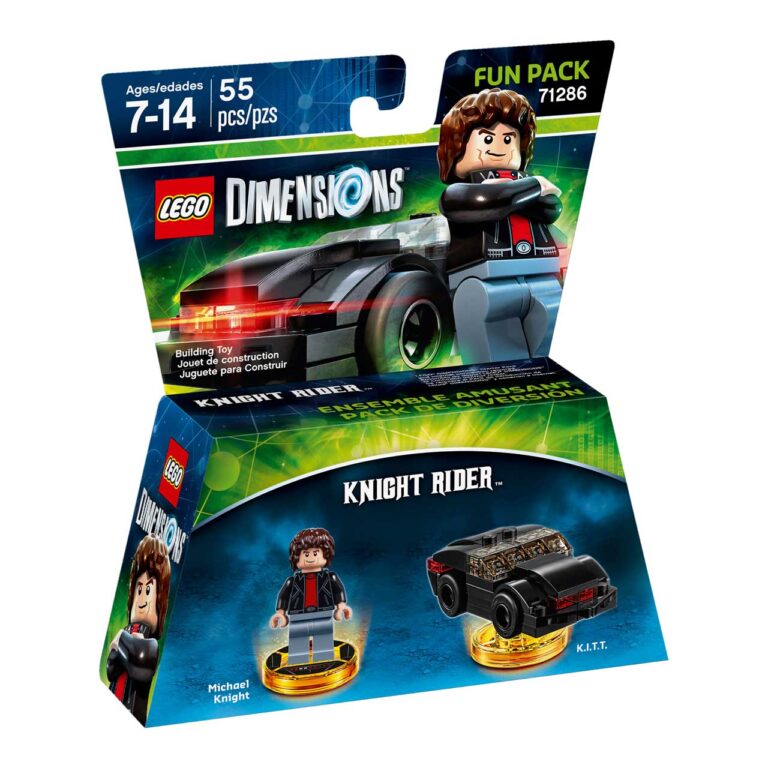 LEGO Dimensions-71286 Fun Pack (Michael Knight + K.I.T.T.) (In doos)-tweedehands