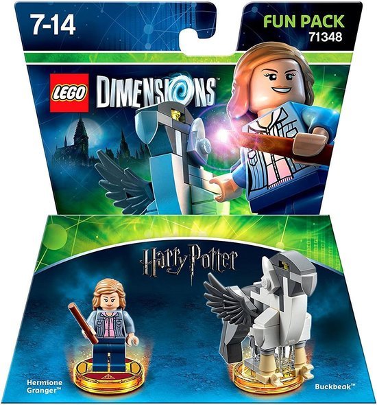 LEGO Dimensions 71348 Fun Pack Hermione Granger en Buckbeak, verpakking voorkant
