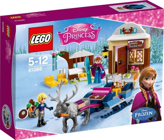 LEGO Disney Princess Slee-avontuur met Anna en Kristoff 41066, doos voorkant