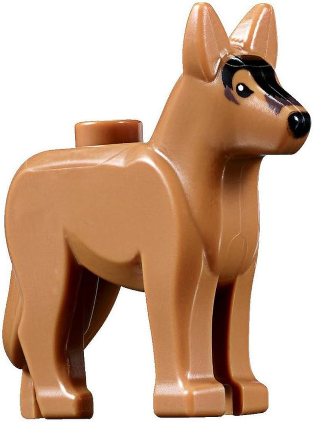 LEGO Duitse Herdershond politiehond, bruin, tweedehands