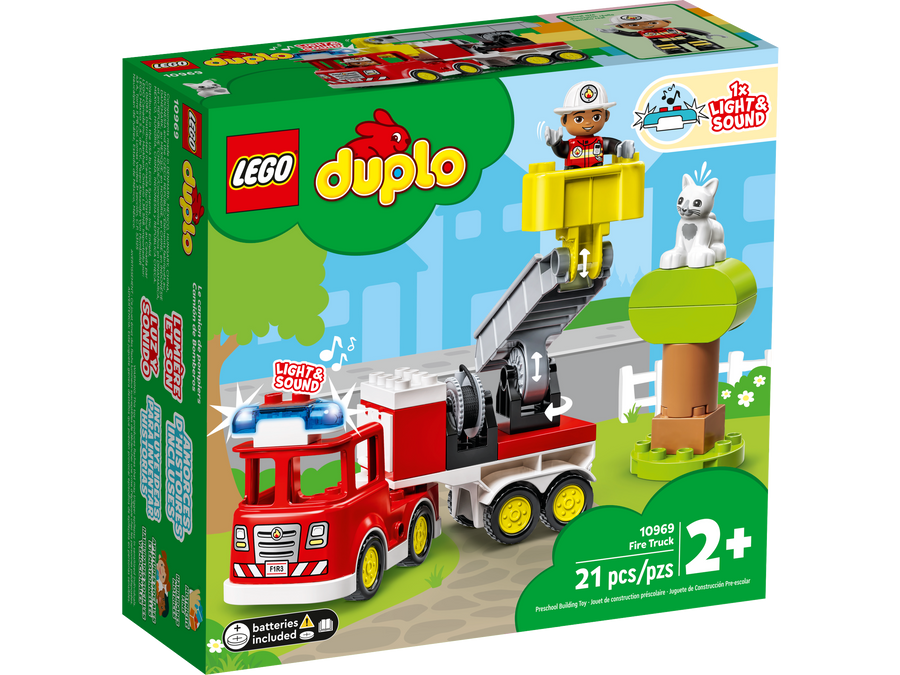 LEGO-DUPLO Brandweerwagen - 10969 (Nieuw)