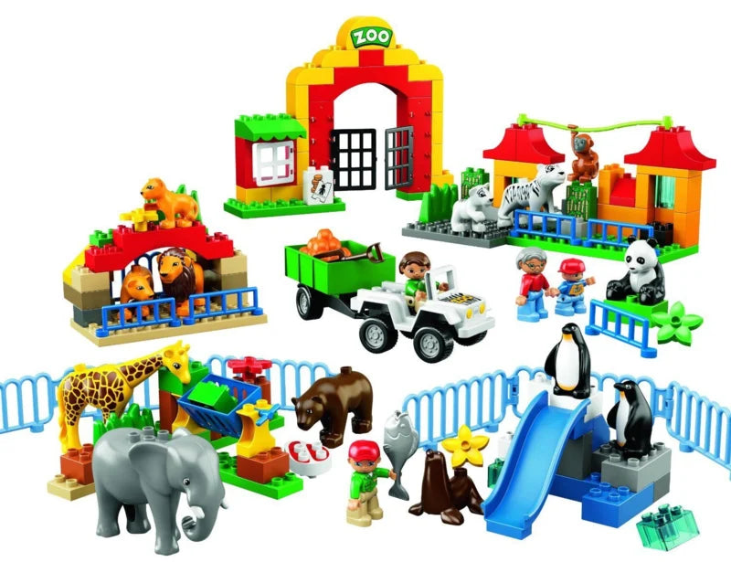LEGO-Duplo Grote Dierentuin - 6157 (Compleet) Tweedehands