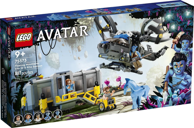 LEGO 75573 Avatar Floating Mountains Site 26 en RDA Samson, doos voorkant