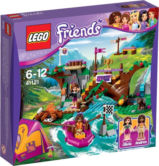 LEGO-Friends Avonturenkamp Wildwatervaren - 41121 (Nieuw)