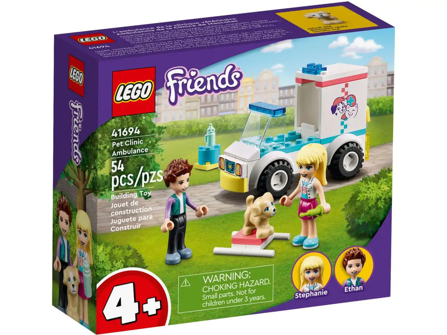 LEGO-Friends Dierenambulance - 41694 (Nieuw)