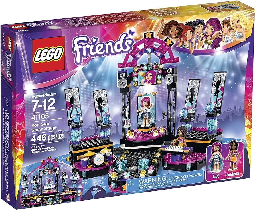 LEGO-Friends Pop Star Show Stage Building Kit - 41105 (Nieuw)