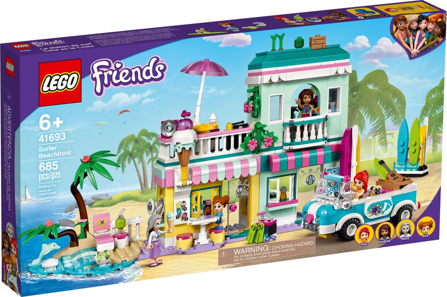 LEGO-Friends Surfer Strandhuis - 41693 (Nieuw)