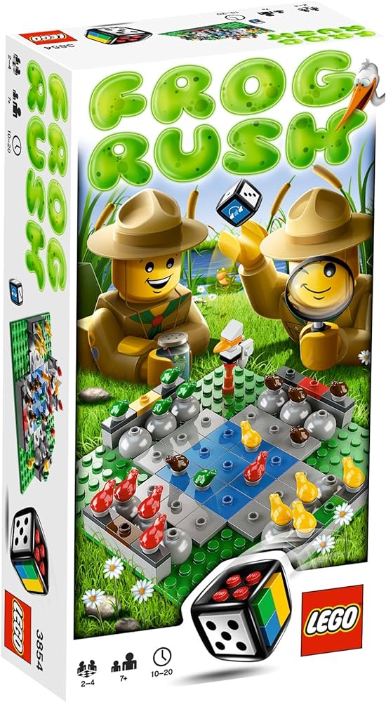 LEGO-Frog Rush Dobbelspel - 3854 (In doos) Tweedehands