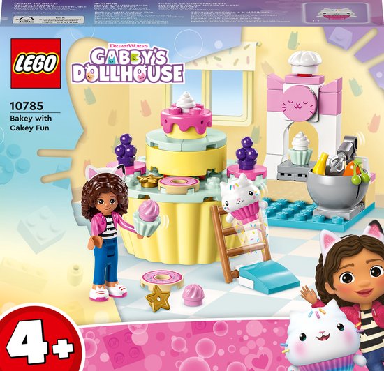 LEGO-Gabby's Dollhouse Bakken met Cakey - 10785 (Nieuw)