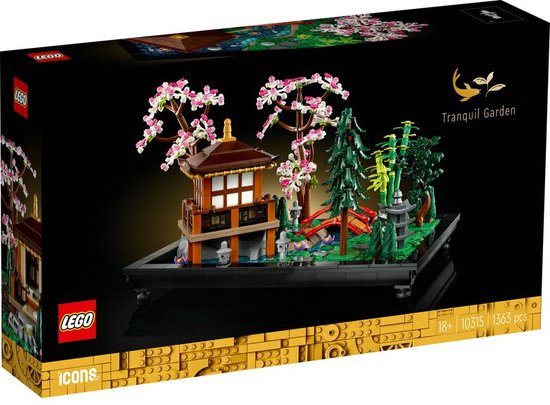 LEGO-Icons Rustgevende Tuin Botanisch - 10315 (Nieuw)