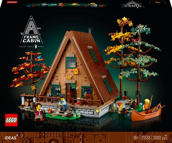 LEGO-Ideas A-Frame Boshut Modelbouw Set - 21338 (Nieuw)