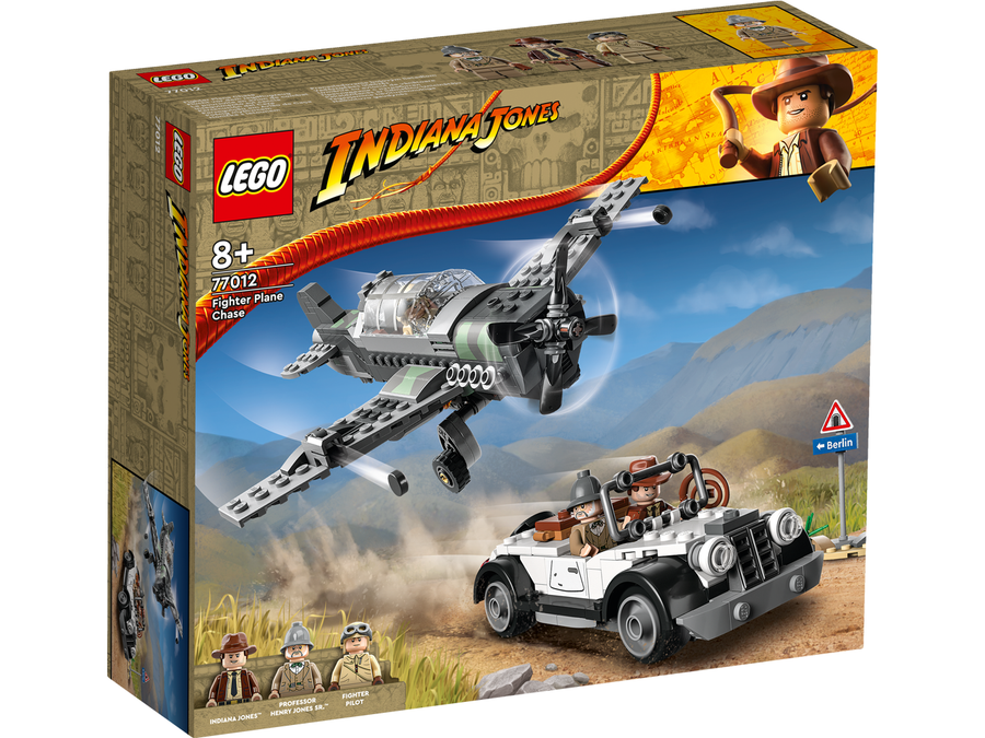 LEGO-Indiana Jones Gevechtsvliegtuig Achtervolging - 77012 (Nieuw)