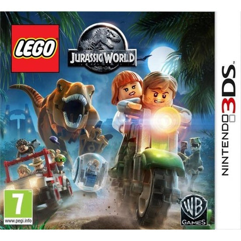 Nintendo 3DS LEGO Jurassic World, doos voorkant, tweedehands