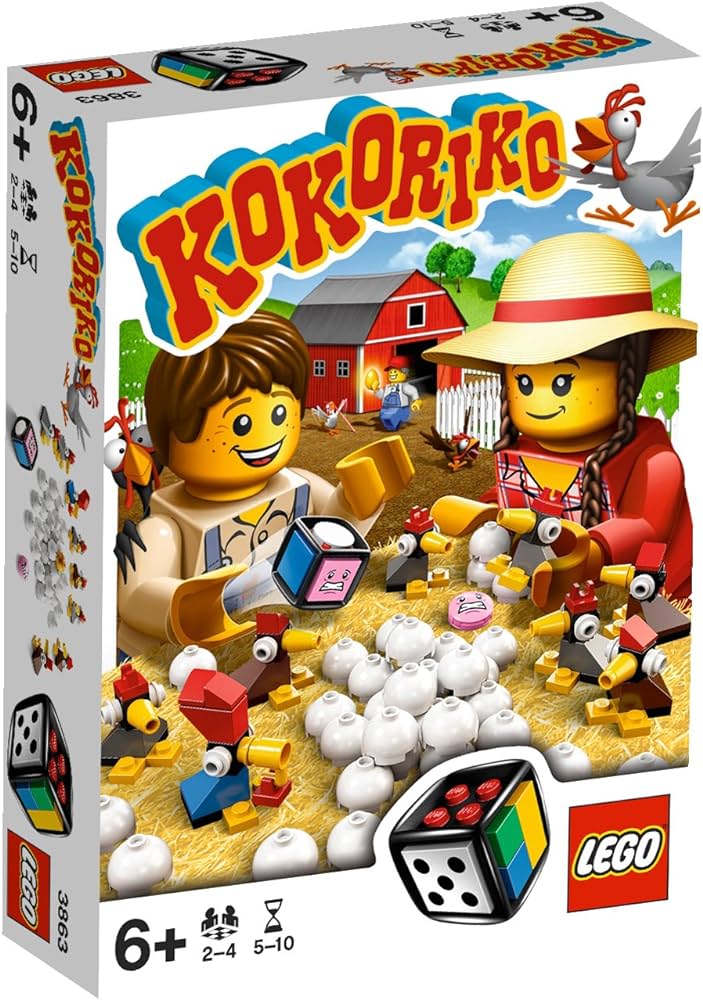 LEGO-Kokoriko Dobbelspel - 3853 (In doos) Tweedehands
