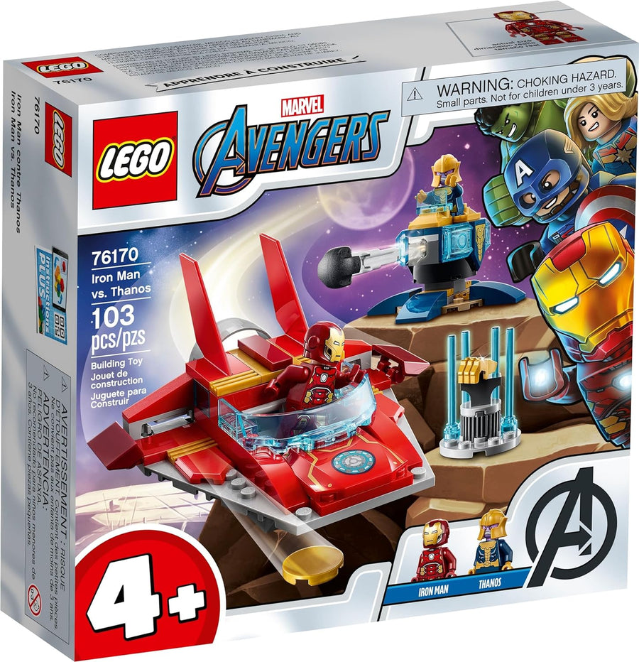 LEGO-LEGO Marvel Avengers 4+ Iron Man vs. Thanos - 76170 (Nieuw)