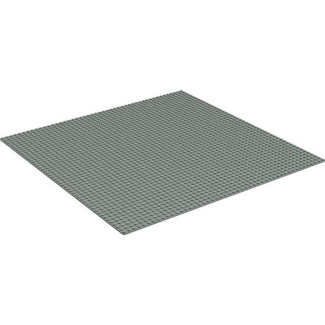 LEGO Dacta grote grondplaat 50 x 50 noppen 1083, grijs, schuin van boven