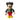 LEGO-Mickey Mouse Figure with Red Pants, Black Fireman Uniform, Black Cap Minifigure Tweedehands